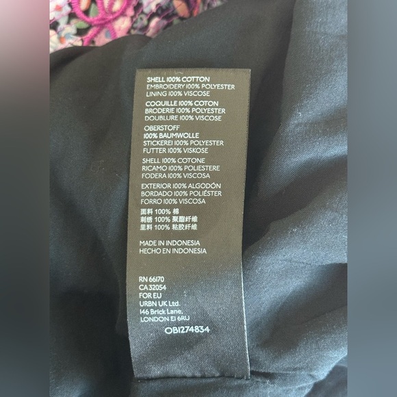 Anthropologie Clementina Eyelet Floral Boho Maxi Dress Women’s Size M - Picture 11 of 16